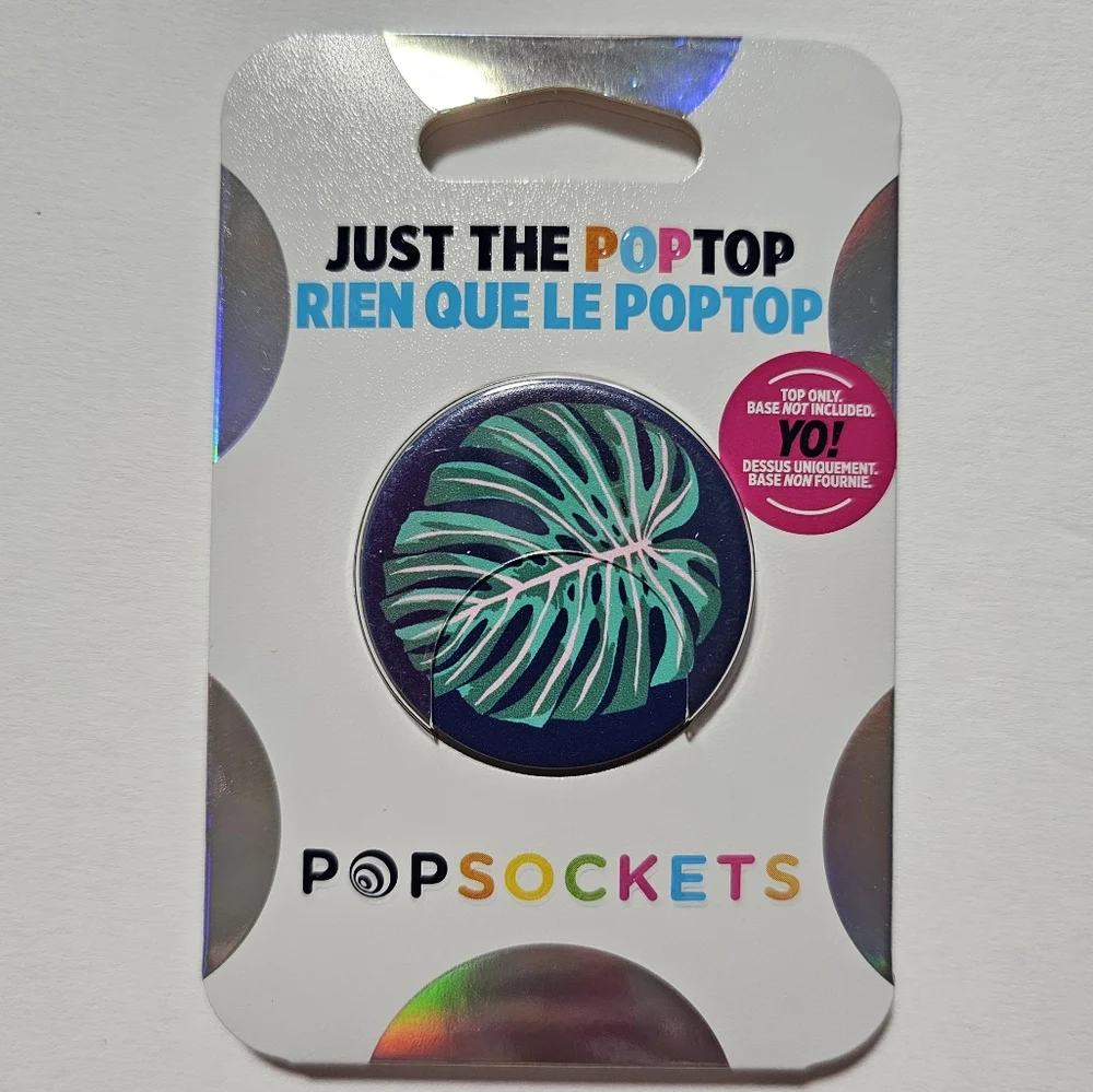 Popsocket - Vintage Palm Leaf (JUST THE TOP!)